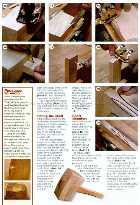 making joiners mallet woodarchivist
