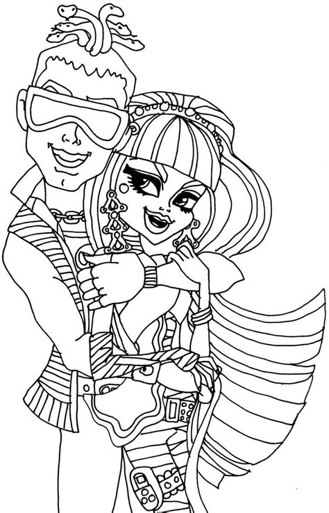 printable monster high coloring pages  kids coloring pages