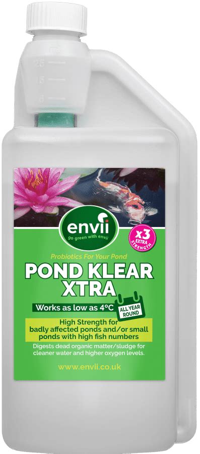 pond klear xtra clear green pond water envii
