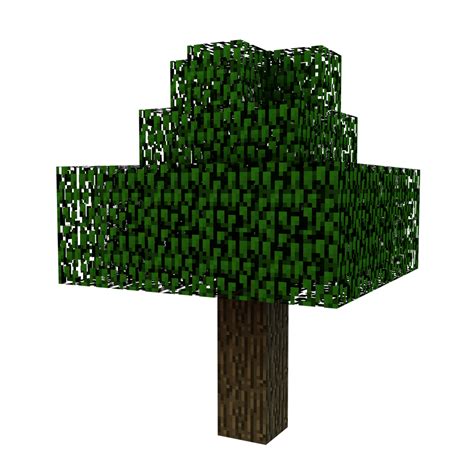 minecraft render tree  danixoldier  deviantart