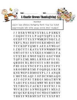 charlie brown thanksgiving  carly hertz teachers pay teachers