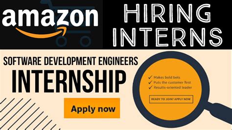 amazon internship amazon  hiring student  graduates software development engineer