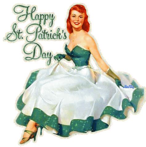 Fashion And Action Happy Retro Glam And Vintage St Patrick