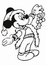 Mickey Mouse Christmas Coloring Printable Pages Drawing Print Color Drawings Kids Paintingvalley Categories Game Coloringonly sketch template