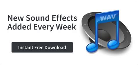 wav sounds offers  sound effects