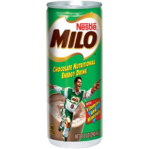 nestle milo chocolate nutritional energy drink   fl oz cans