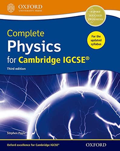 complete physics  cambridge igcse rg student book  edition