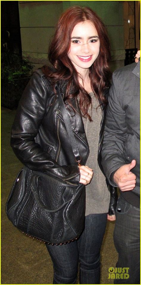 lily collins on her way to the wrap party for city of bones in toronto nov 3 the mortal