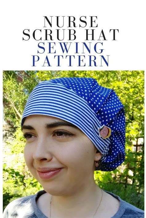 scrub hat sewing patterns bouffant surgical cap tutorial