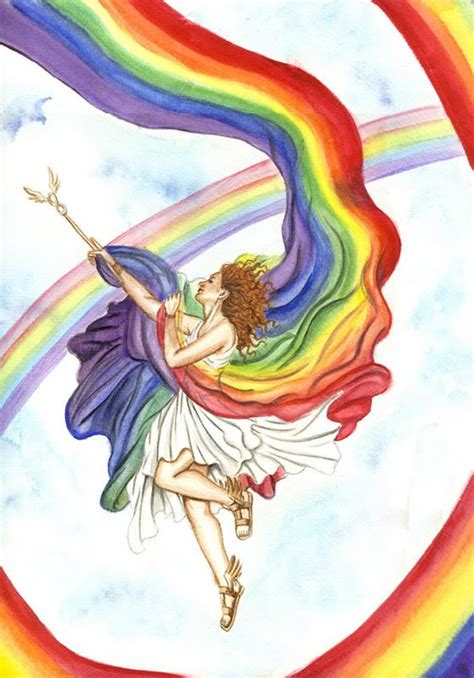 mythology of rainbows iris goddess deities mythology