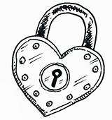 Heart Draw Lock Drawings Easy Padlock Valentine Shaped Drawing Valentines Cute Coloring Boyfriend Clipartmag Key Shoo Rayner Pages sketch template