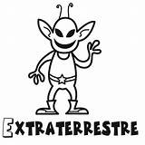 Extraterrestre Extraterrestres Marciano Dibujar Guiainfantil Espacial Nave Imágenes sketch template