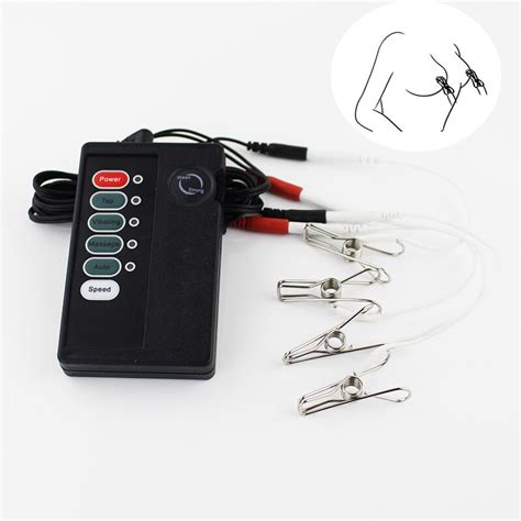 Electric Shock Nipple Clamps Electro Shock Nipple Clips Electrical