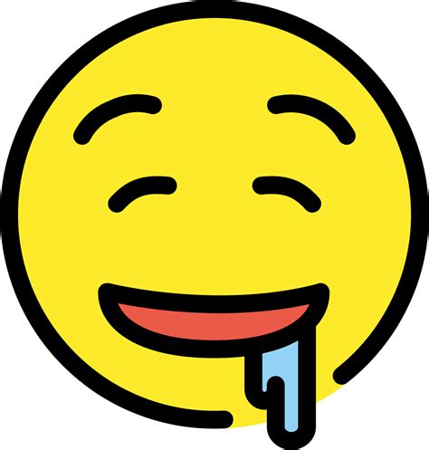 drooling face emoji    iconduck