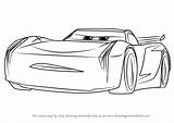 Drawing Storm Jackson Cars Draw Race Pages Car Coloring Step Drawings Tutorials Driver Cartoon Sketch Template sketch template