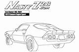 Camaro Coloring Pages 1969 Chevrolet Colouring Book Visit Nastyz28 Patterns Printable Boys sketch template