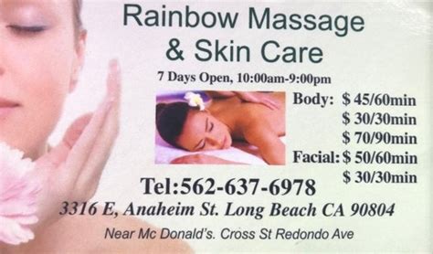 rainbow massage skin care updated     anaheim st