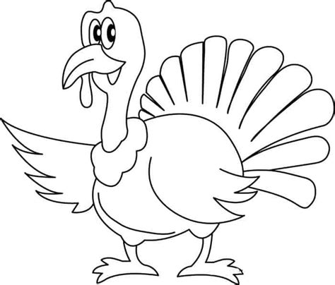 turkey coloring pages printable discover  huge assortment
