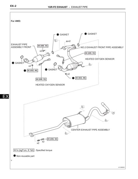 toyota tacoma exhaust diagram diagramwirings