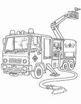 Feuerwehrmann Feuerwehrauto Ausmalbild Feuerwehr Malvorlage Ausmalen Malvorlagen Ausdrucken Krankenwagen Gemerkt sketch template