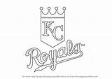 Royals Kansas Logo City Draw Kc Coloring Drawing Step Pages Mlb Logos Tutorials Sketch Logodix Trending Days Last Template sketch template