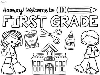 grade coloring page coloring pages
