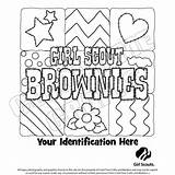 Brownie Scouts Junior sketch template