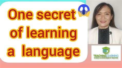 learning language secret tips youtube