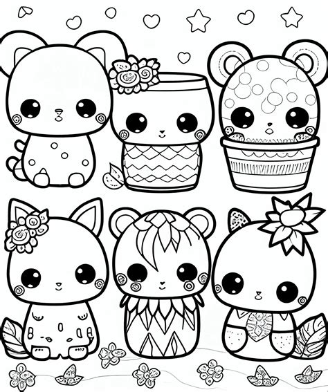 cuteness overload easy cute coloring pages  brighten  day