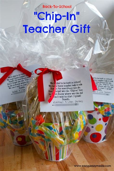 school chip  teachers gift  office max easy peasy meals