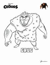 Croods Pages Coloring Grug Fun Kids sketch template