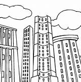 Coloring Building Pages Apartment Buildings Color Printable Colouring Tall Sheets Kids Blocks Skyscraper Skyscrapers House Book Template Comic Templates Popular sketch template