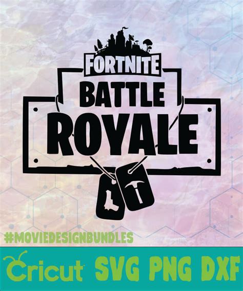 fornite battle royale logo svg png dxf  design bundles