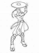 Kung Lao Mortal Kombat Deviantart Character Drawings sketch template