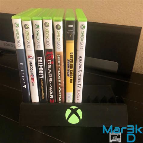 xbox   game case stand  printed xbox case game stand