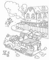 Scarry Busytown Firefighter sketch template