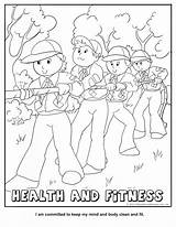 Coloring Pages Printable Exercise Scout Cub Fitness Iceland Pirates Pittsburgh Getcolorings Color Preschool Health Do Getdrawings Popular Colorings sketch template