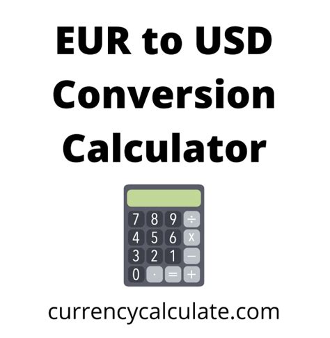 euro  dollar conversion calculator currency calculate