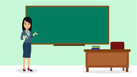 flat illustration of woman teacher download free vectors