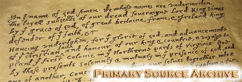 primary sources mayflowerhistorycom