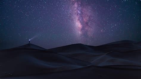 desert  sky full  stars  nighttime hd wallpaper