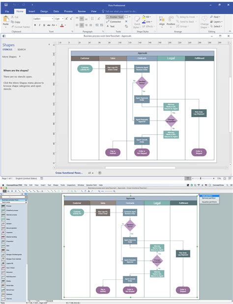 visio    diagrams connect  conceptdraw arrows technology