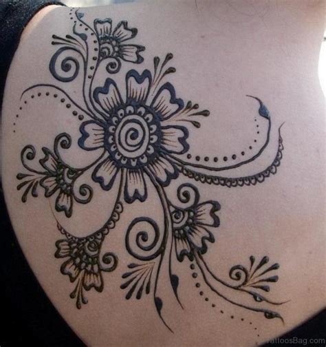 lovely henna tattoo  shoulder