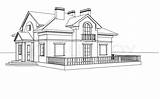 House Sketch Drawing Mansion Bungalow Coloring Drawings Pages Sketches Paintingvalley European Style Adult Game sketch template