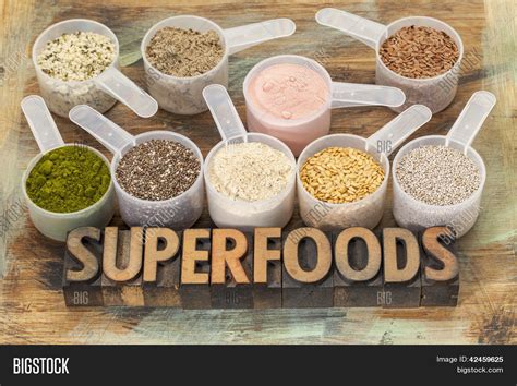 Superfoods Word Image And Photo Free Trial Bigstock