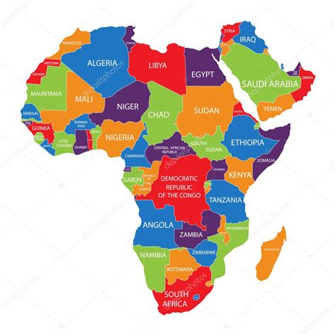 foto mapa africa africa mapa raster foto de stock  viktorijareut