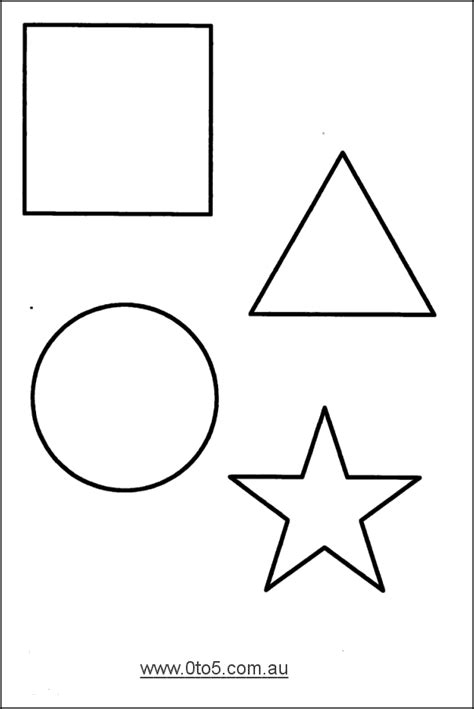 shapes template printable templates shapes