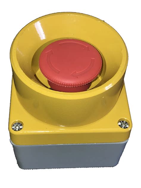 metal shrouded emergency stop button buy  ec products uk