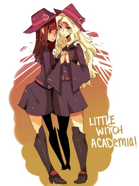 resultado de imagen para little witch academia yuri as yuri anime y ilustración manga