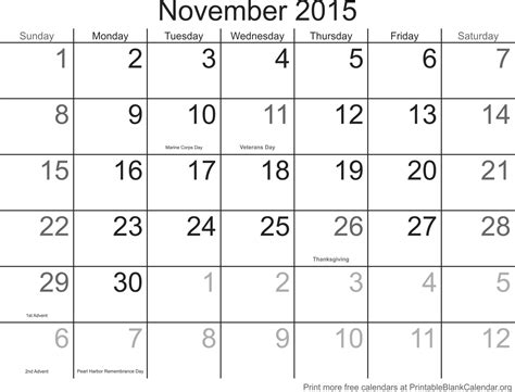 november  printable calendar printable blank calendarorg
